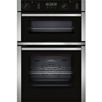 NEFF N50 U2ACH7AN7B Electric Double Pyrolytic Smart Oven - Stainless Steel, Stainless Steel