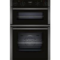 NEFF N50 U1ACE2AG3B Electric Double Oven - Graphite, Silver/Grey