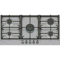 NEFF N70 T29CIR8N0 90 cm Gas Hob - Stainless Steel, Stainless Steel