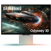 SAMSUNG Odyssey 3D LS27FG900XUXXU 4K Ultra HD 27 IPS LCD Smart Gaming Monitor - Mercury Silver, Silver/Grey