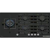 BOSCH Series 6 PPM9A6I40 90 cm Gas Hob - Black, Black