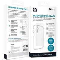 ZAGG Defence Galaxy A26 Clear Case & Screen Protector Bundle, Clear