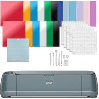 CRICUT Maker 4 DIY Digital Cutting Machine Essentials Bundle, Blue