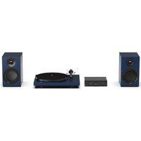 PRO-JECT Colourful Audio System E Belt Drive Bluetooth Turntable - Satin Steel Blue, Blue