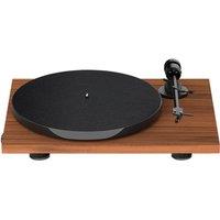 PRO-JECT E1 Phono Belt Drive Turntable - Walnut, Brown