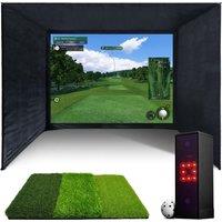 SIMSPACE SST/006 Golf Enclosure - 4 x 3 x 3 m, Black