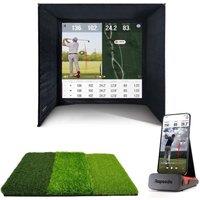 SIMSPACE SRT/001 Golf Enclosure - 2.5 x 2.6 x 1.5 m, Black