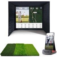 SIMSPACE SRT/002 Golf Enclosure - 3 x 2.5 x 1.5 m, Black