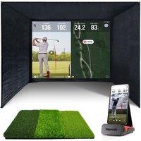 SIMSPACE SRT/006 Golf Enclosure - 4 x 3 x 3 m, Black