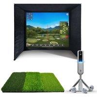 SIMSPACE SRTP/002 Golf Enclosure - 3 x 1.5 x 2.5 m, White,Green,Black