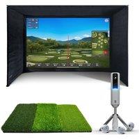 SIMSPACE SRTP/004 Golf Enclosure - 4 x 1.5 x 2.5 m, Black