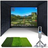 SIMSPACE SRTP/006 Golf Enclosure - 4 x 3 x 3 m, Black