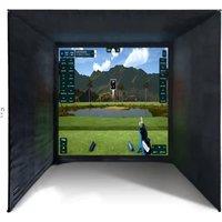 SIMSPACE SIM003 Golf Enclosure - 8?2? ft, Black