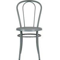 TEKNIK Urban Bistro Metal Chair - Dove Grey, Set of 4