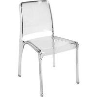 TEKNIK Clarity Polycarbonate Chair - Clear, Set of 4