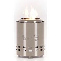 HERQS Smokeless Mighty Fire Pit - Silver