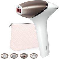 PHILIPS Lumea 9000 Series BRI951/01 Cordless IPL Hair Removal System - White & Rose Gold, White,Pink