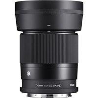 SIGMA Contemporary 30 mm f/1.4 DC DN Standard Zoom Lens - for Sony, Black