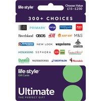 LIFESTYLE Ultimate Gift Card - &pound;30