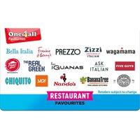 ONE4ALL Restaurant Favourites Gift Card - &pound;30