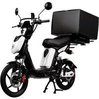 ESKUTA SX-250 Series 4 Cargo Electric Bike - Gloss White, Black,White