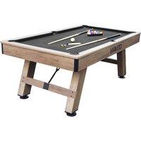 VIAVITO PT500 7ft Pool Table - Black & Brown, Brown,Black