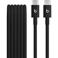 BEATS USB-C to USB-C Woven Cable - 1.5 m, Bolt Black, Black