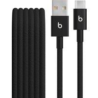 BEATS USB-A to USB-C Woven Cable - 1.5 m, Bolt Black, Black