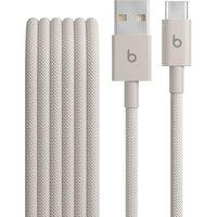 BEATS USB-A to USB-C Woven Cable - 1.5 m, Surge Stone, Cream