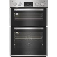 HOTPOINT DIH 10D1 IX Electric Built-under Double Oven - Stainless Steel, Stainless Steel