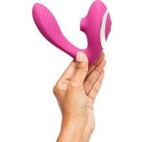 LOVEHONEY Mon Ami Dual Suction & Vibrating Stimulator - Pink
