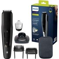 PHILIPS Series 5000 BT5515/13 Wet & Dry Beard Trimmer - Black, Black