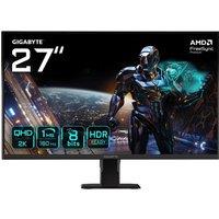 GIGABYTE GS27QA Quad HD 27" IPS LCD Gaming Monitor - Black, Black