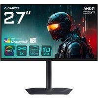 GIGABYTE MO27Q2 Quad HD 27" OLED Gaming Monitor - Black, Black