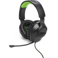 JBL Quantum 100X Xbox Gaming Headset - Black & Green, Black,Green