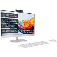 HP Pavilion 24-cr1007na 23.8 Refurbished All-in-One PC - IntelCore Ultra 5, 1 TB SSD, White (Very Good Condition), White