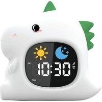 GROOV-E Cutties LED Night Light with Sleep Training Alarm - Dinosaur