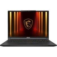 MSI Stealth A16 AI 16 Refurbished Gaming Laptop - AMD Ryzen AI 9, RTX 5070 Ti, 2 TB SSD (Excellent Condition), Black