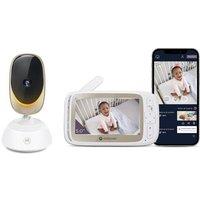 MOTOROLA VM85 Connect Smart Baby Monitor - White & Gold