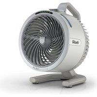 SHARK FlexBreeze HydroGo FA050UKDV Portable 6.8" Misting Turbo Fan - Dove & Cool Gray, Silver/Grey