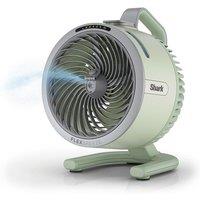 SHARK FlexBreeze HydroGo FA050UKGN Portable 6.8" Misting Turbo Fan - Lime Green & Cool Gray, Green