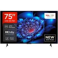 75" TCL 75P6K-UK Smart 4K Ultra HD HDR LED TV, Black