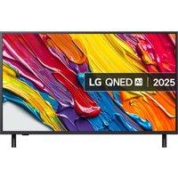 LG QNED82 QNED AI 4K HDR Smart TV 2025 - 43QNED82A6B, Silver/Grey