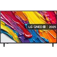 55" LG QNED82 QNED AI 4K HDR Smart TV 2025 - 55QNED82A6B, Silver/Grey