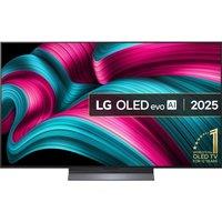 55 LG C5 OLED evo AI 4K HDR Smart TV 2025 - OLED55C54LA, Silver/Grey,Black