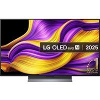 48" LG G5 OLED evo AI 4K HDR Smart TV 2025 (Stand Version) - OLED48G56LS, Silver/Grey,Black