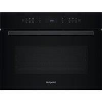 HOTPOINT Class 6 HCW6O7HTSBUK Built-in Compact Combination Microwave - Black, Black