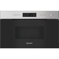 INDESIT IM K12 XUK Built-in Microwave with Grill - Stainless Steel, Stainless Steel