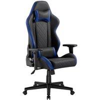 Ttap Monaco Gaming Chair - Black & Blue, Black,Blue