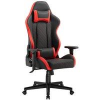 Ttap Monaco Gaming Chair - Black & Red, Red,Black